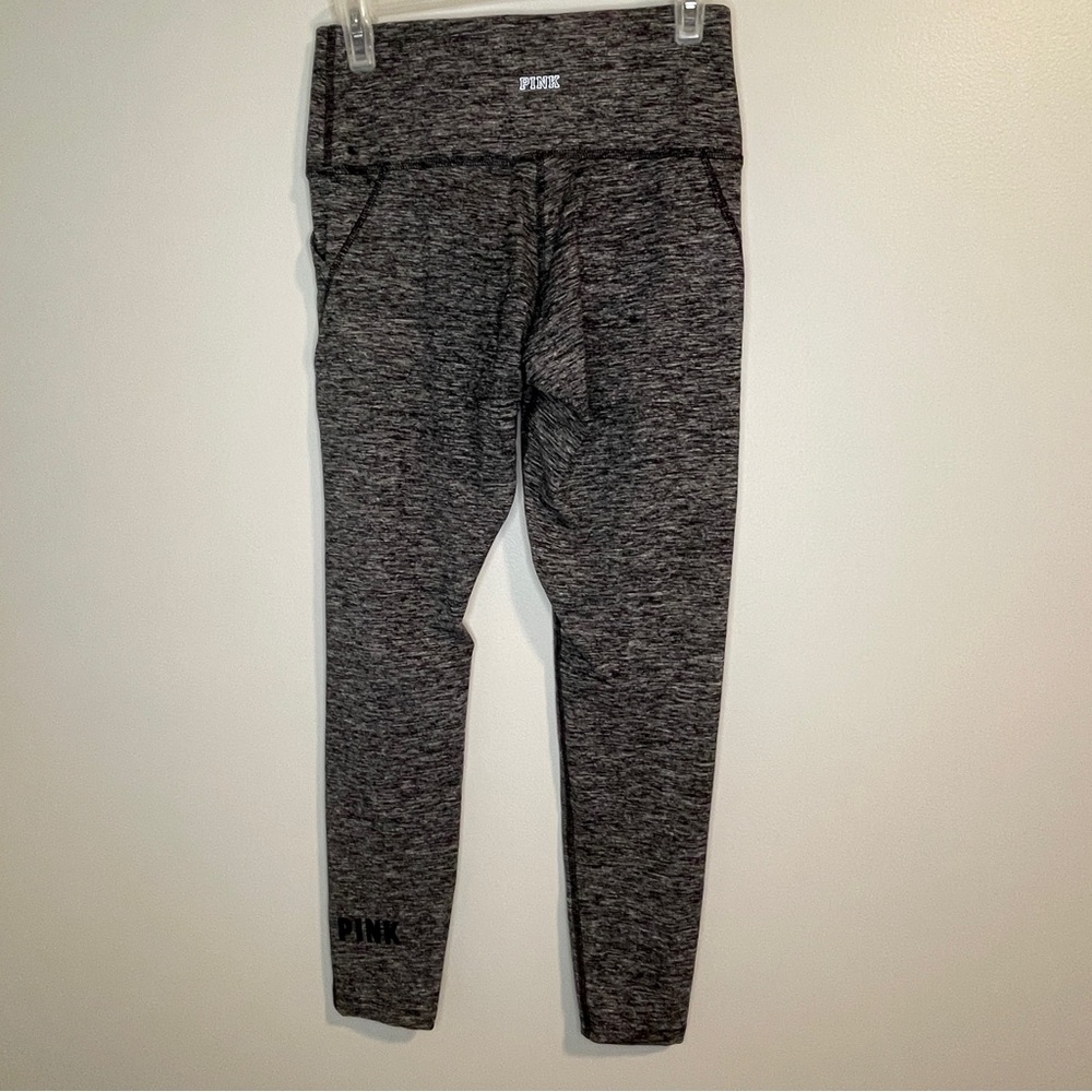 PINK Victoria’s Secret Cozy Heather Gray Leggings Medium Women’s - Picture 2 of 7